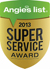 Angie's List Super Service Award for Get Clean Carpet and Tile